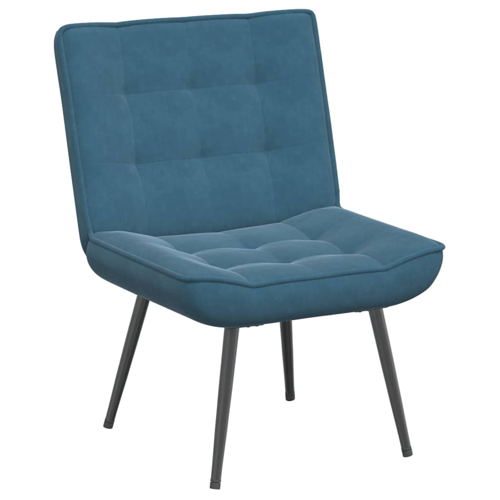 Relaxsessel Blau 64x74x84 cm Samt