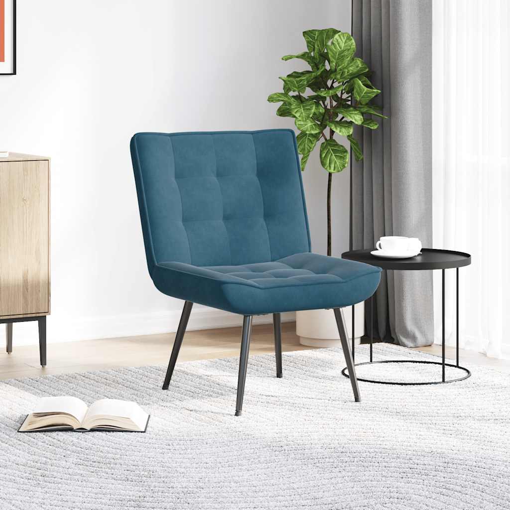 Relaxsessel Blau 64x74x84 cm Samt