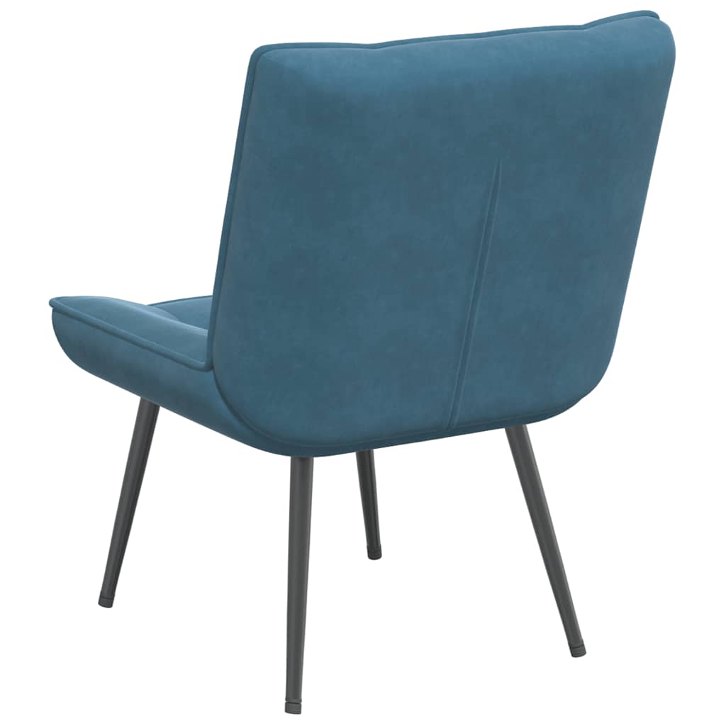 Relaxsessel Blau 64x74x84 cm Samt