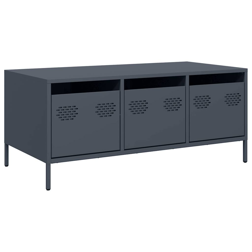 Coffee Table Anthracite 101.5x50x43.5 cm Cold-rolled steel
