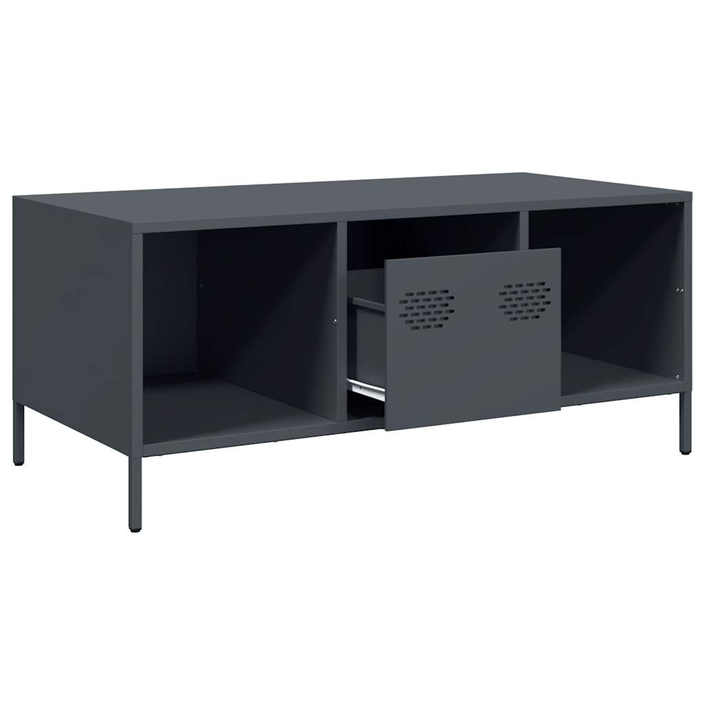 Coffee Table Anthracite 101.5x50x43.5 cm Cold-rolled steel