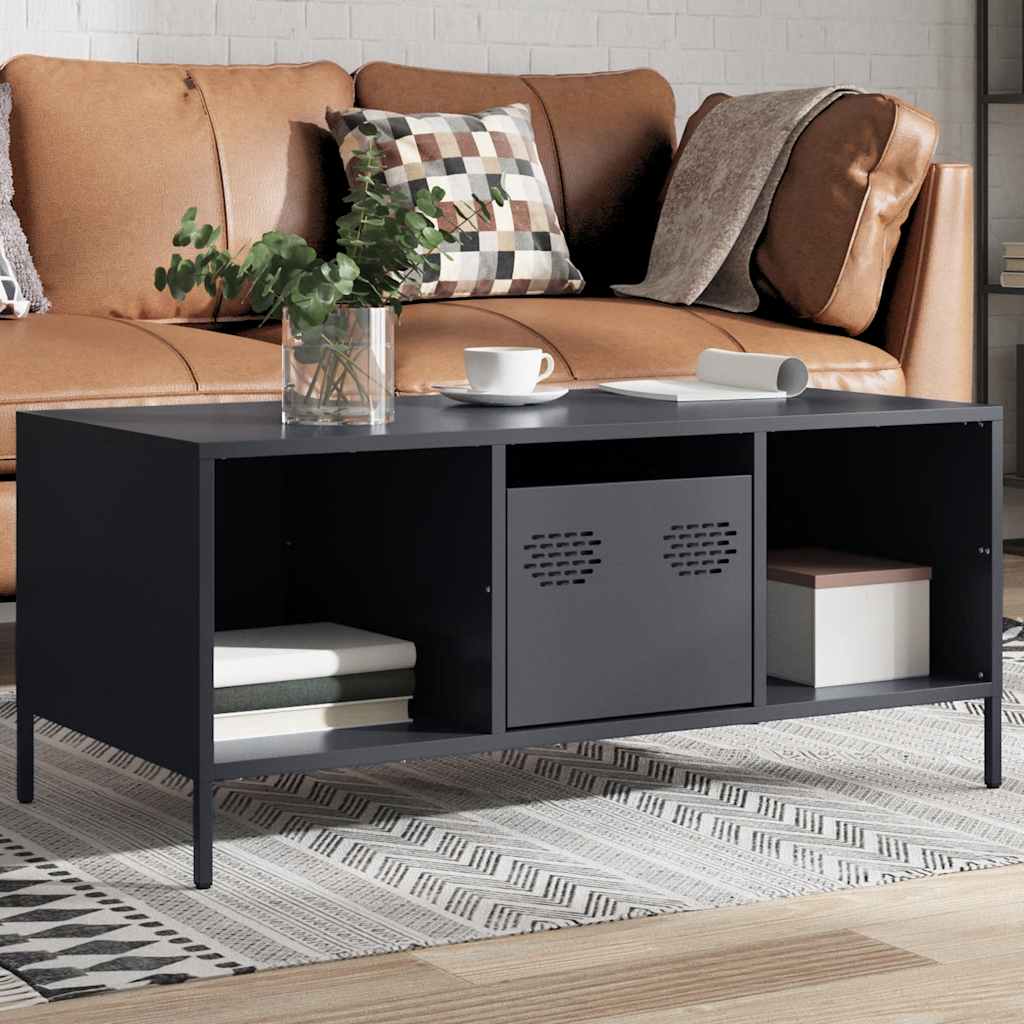 Coffee Table Anthracite 101.5x50x43.5 cm Cold-rolled steel