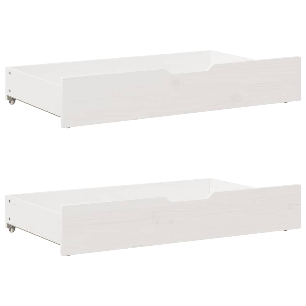 Children's bed with drawers 90x190 cm solid pine wood