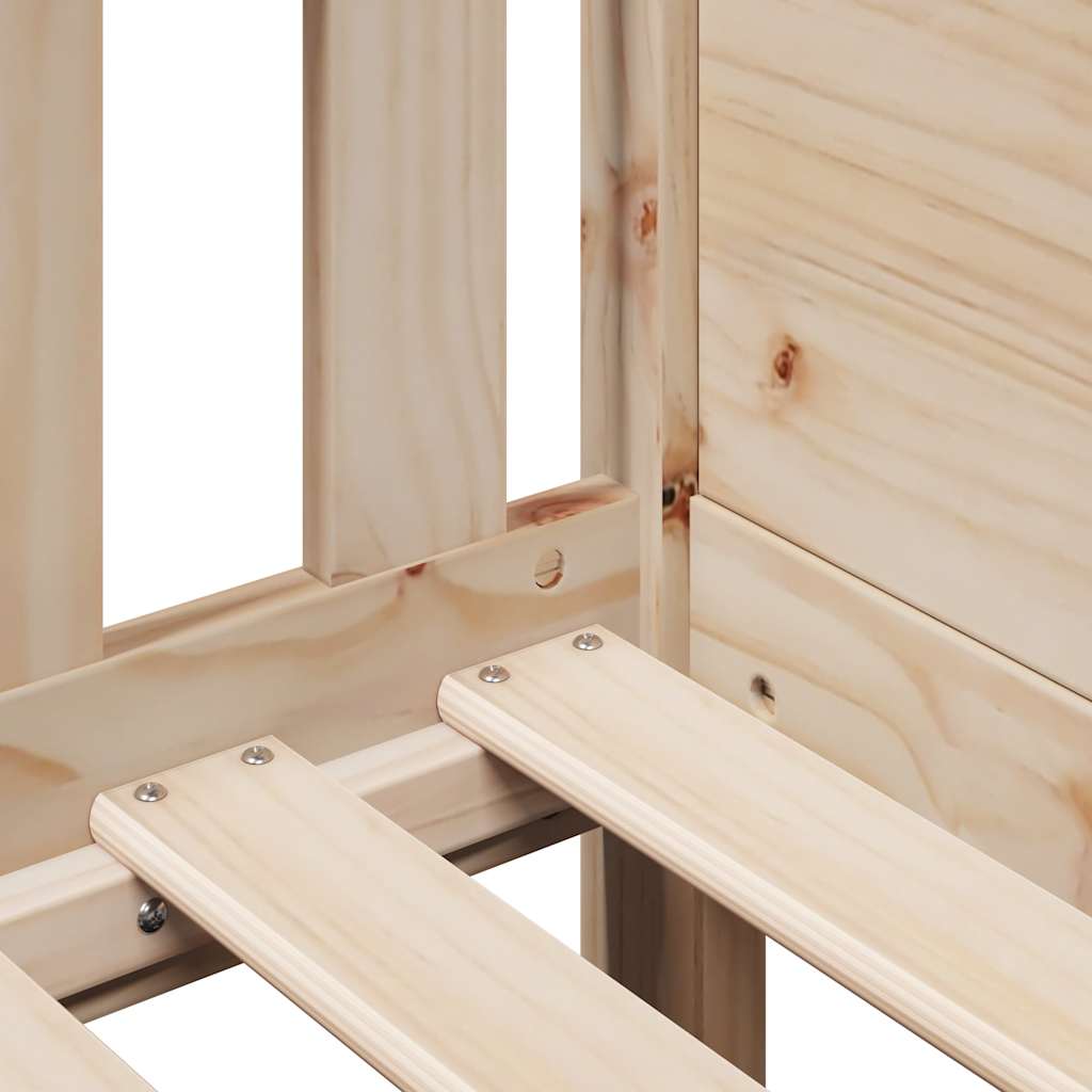 Children's bed with drawers 80x170 cm solid pine wood