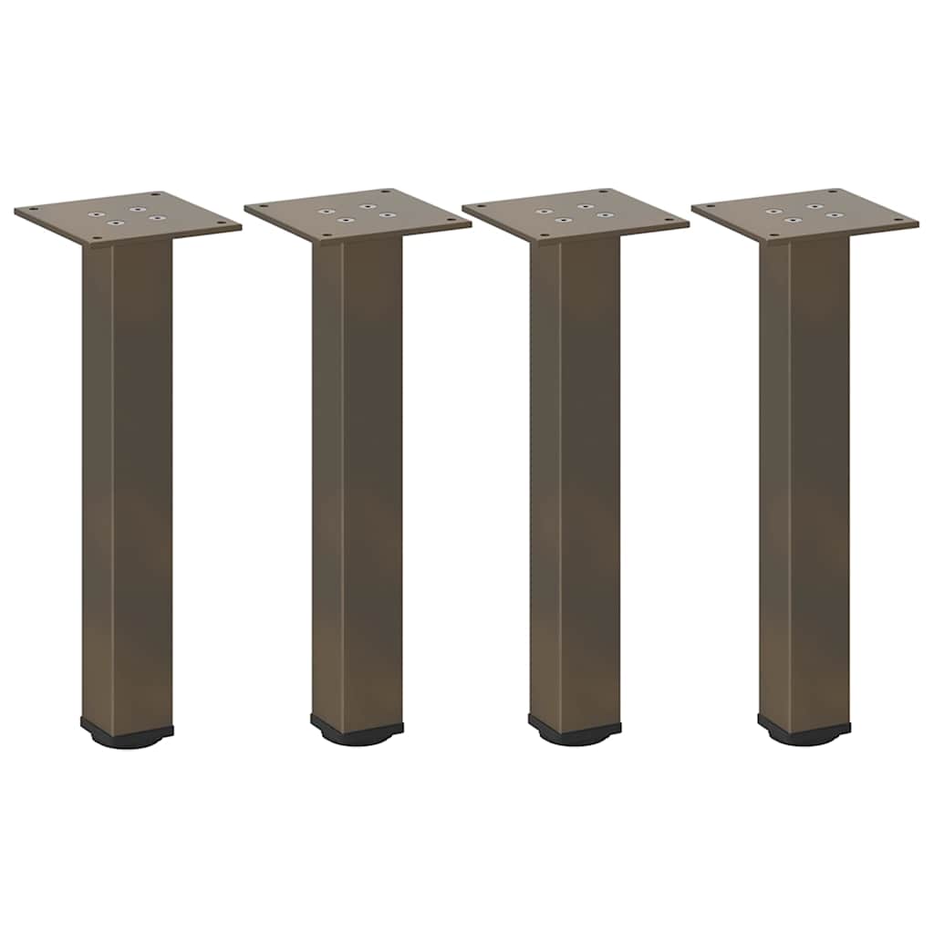 Coffee table legs 4 pcs. natural steel 42-44 cm steel