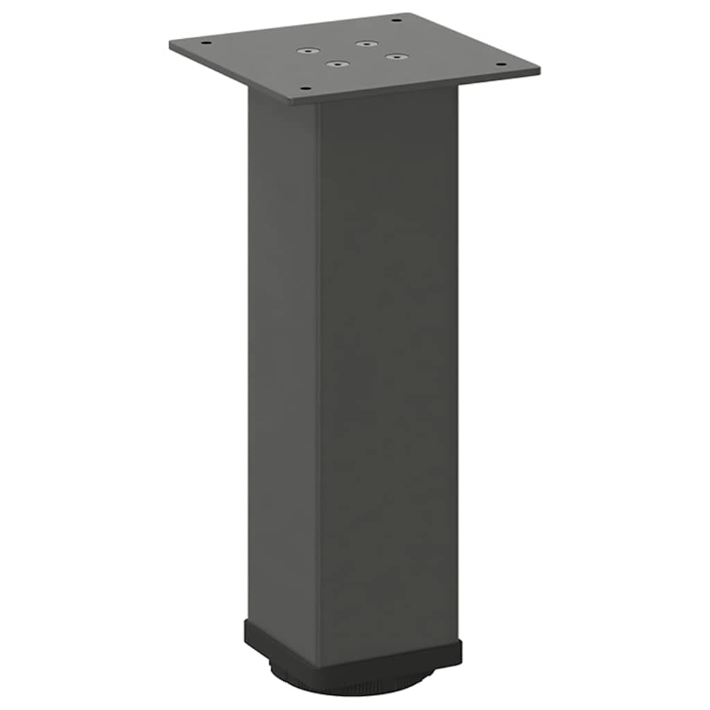 Coffee table legs 4 pcs. Anthracite 30-32 cm steel