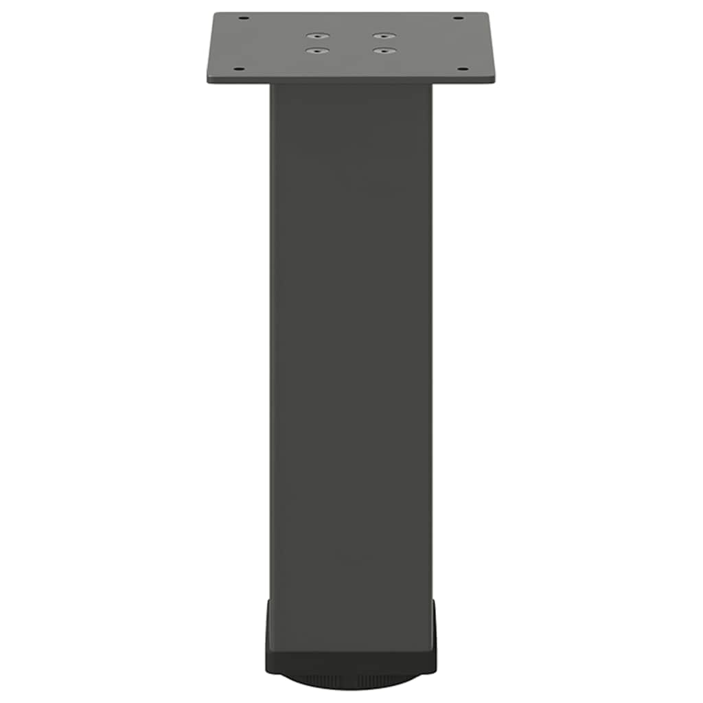 Coffee table legs 4 pcs. Anthracite 30-32 cm steel