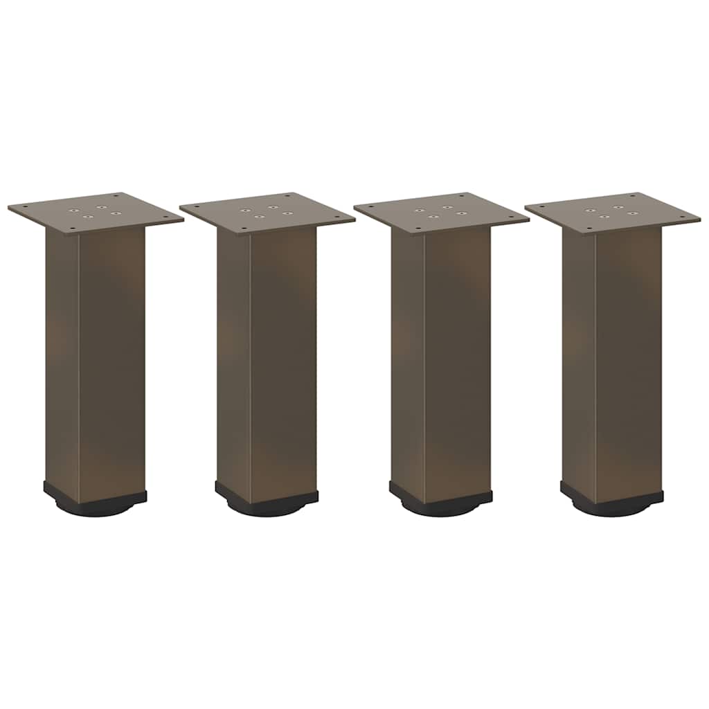 Coffee table legs 4 pcs. natural steel 42-44 cm steel