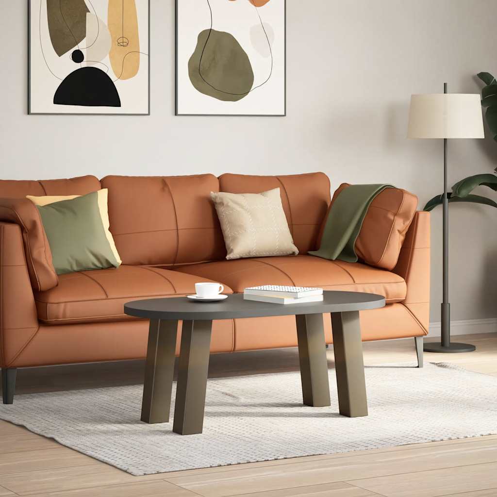 Coffee table legs 4 pcs. natural steel 30 cm steel