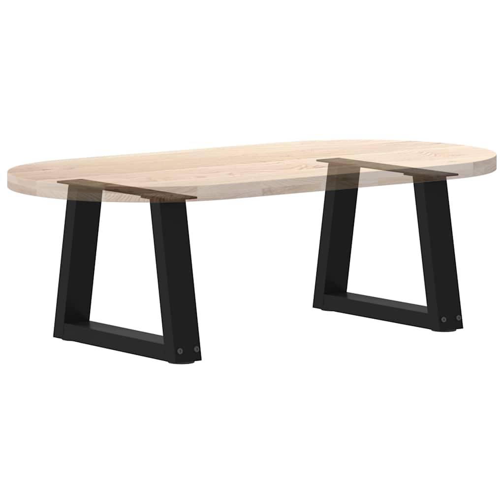 Couchtischbeine V-Form 2 Stück Schwarz 30x(30-31,3) cm Stahl