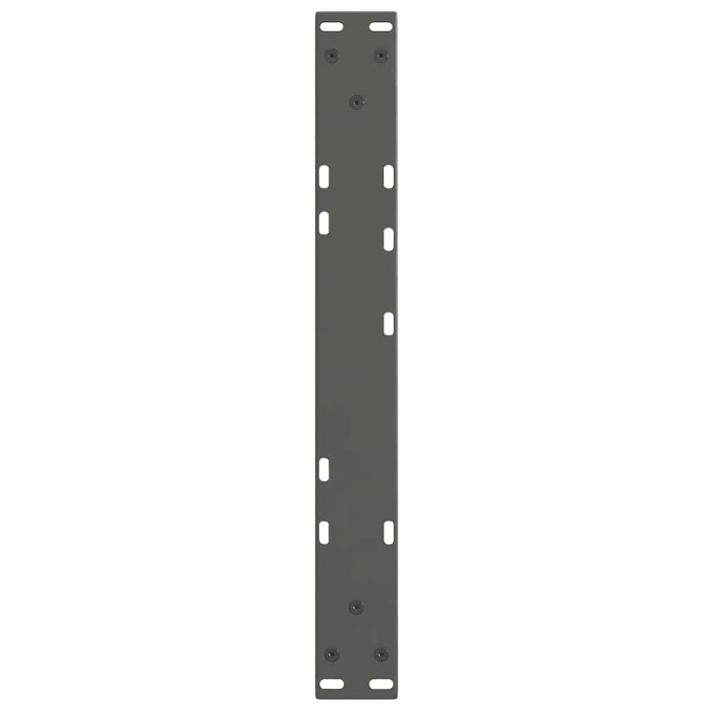 Dining table legs V-shape 2 pieces anthracite 50x(30-31.3) cm steel