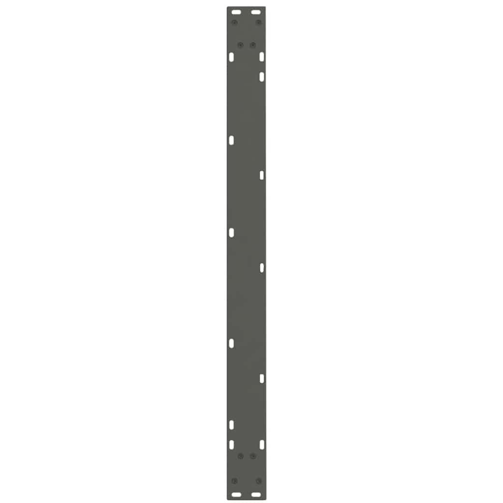 Pieds de table à manger en V, 2 pièces, anthracite, 100 x (72-73,3) cm, acier