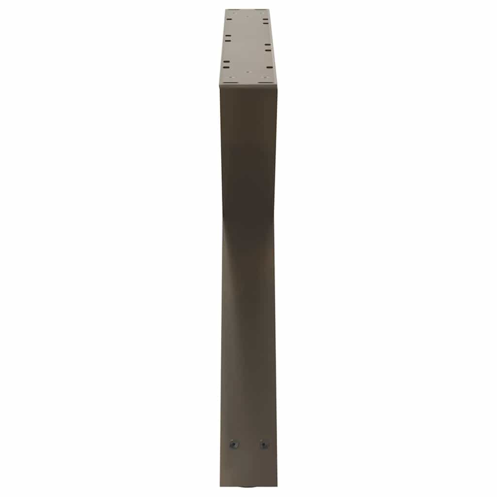 Coffee table legs 2 pcs. natural steel 70x(42-43.3) cm steel
