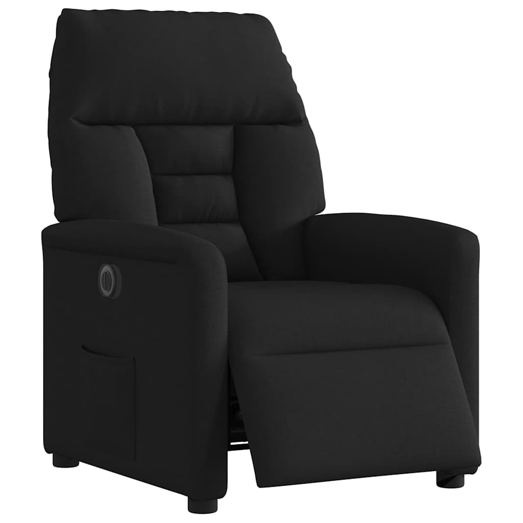 Relaxsessel Elektrisch Schwarz Stoff