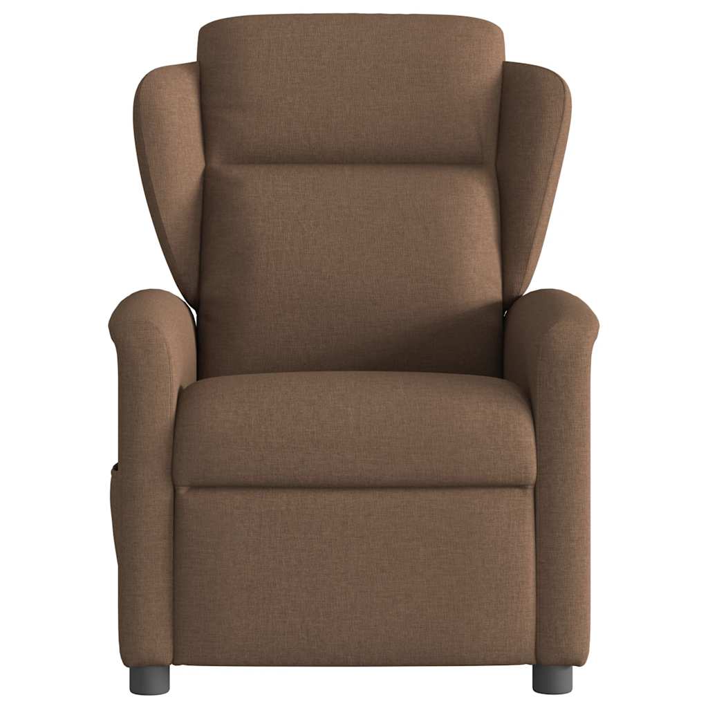 Relaxsessel Elektrisch Braun Stoff