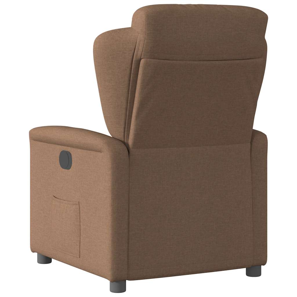 Relaxsessel Elektrisch Braun Stoff