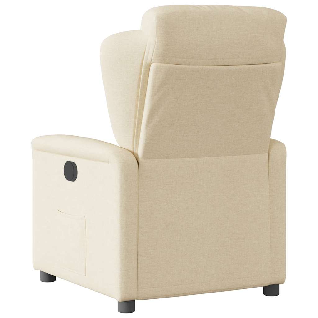 Relaxsessel Elektrisch Creme Stoff