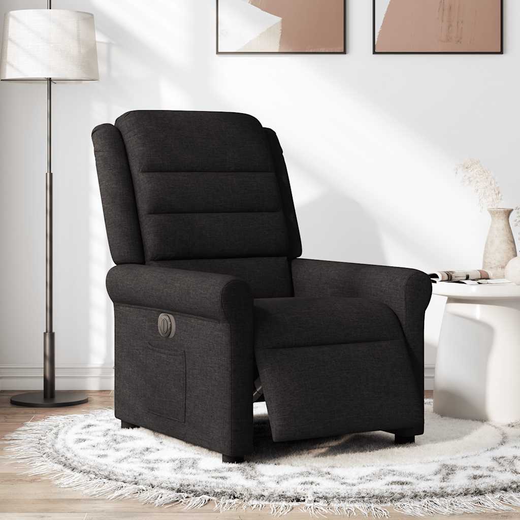 Relaxsessel Elektrisch Schwarz Stoff