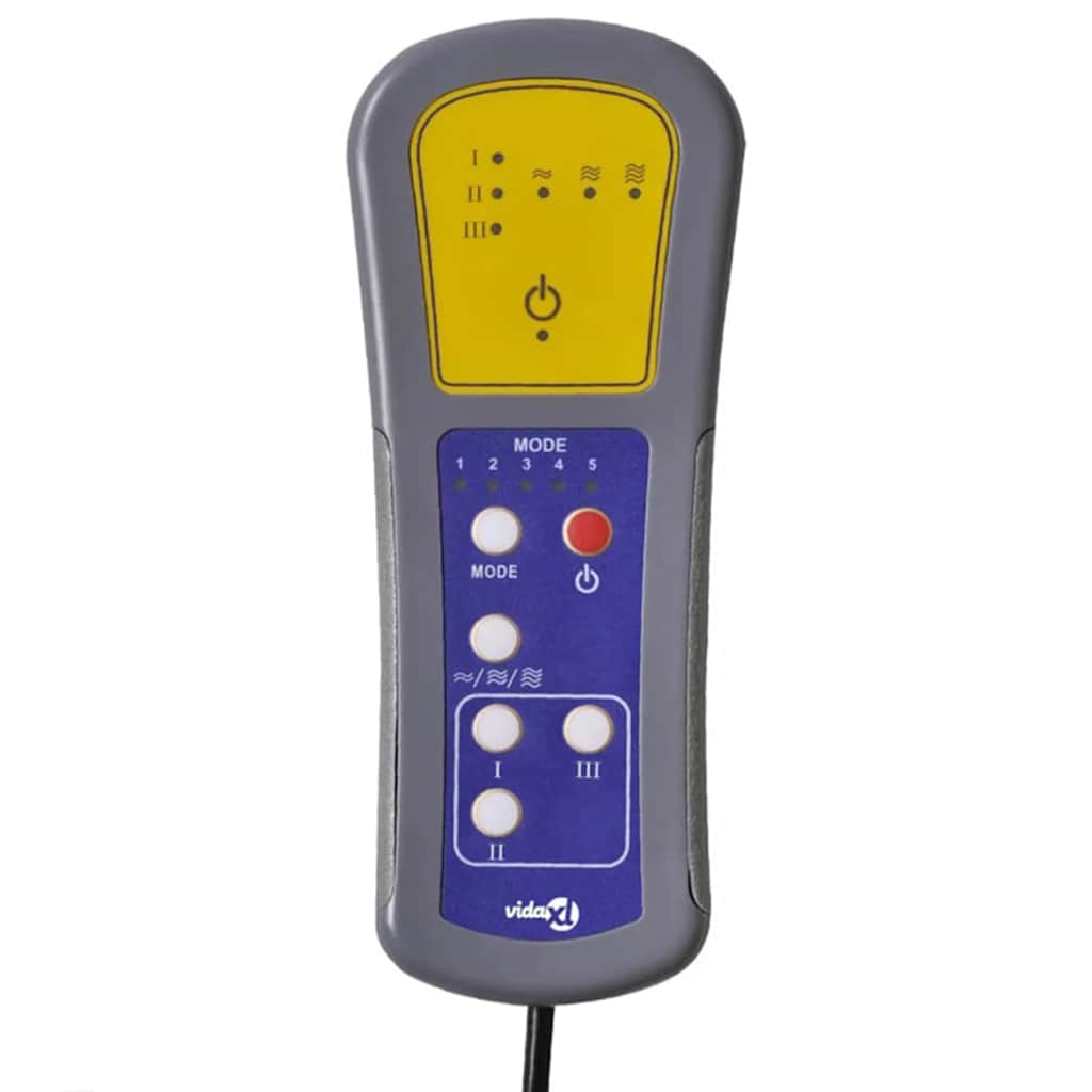 Massagesessel Elektrisch Dunkelgrün Stoff