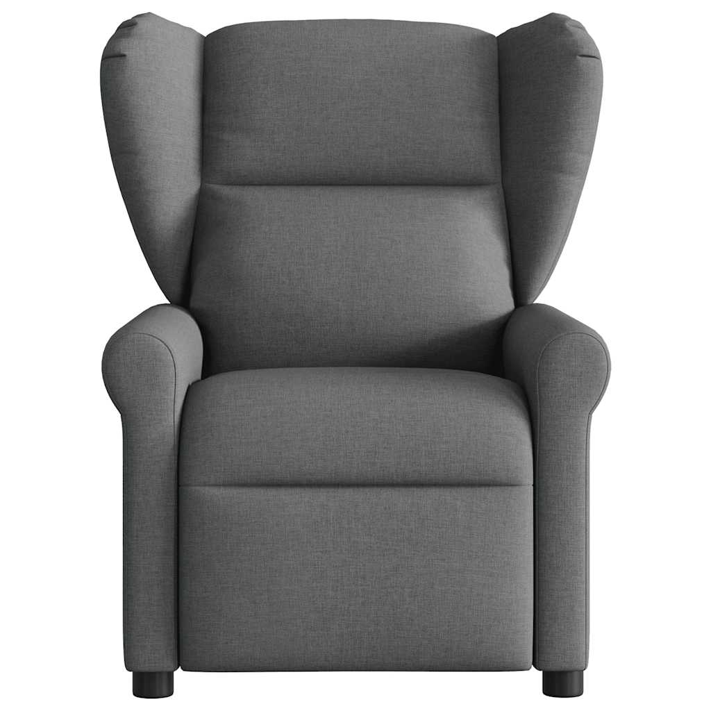 Relaxsessel Elektrisch Dunkelgrau Stoff