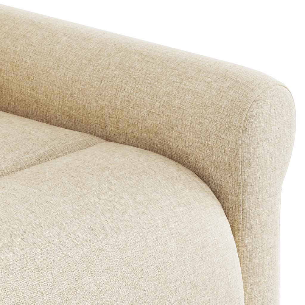 Relaxsessel Elektrisch Creme Stoff