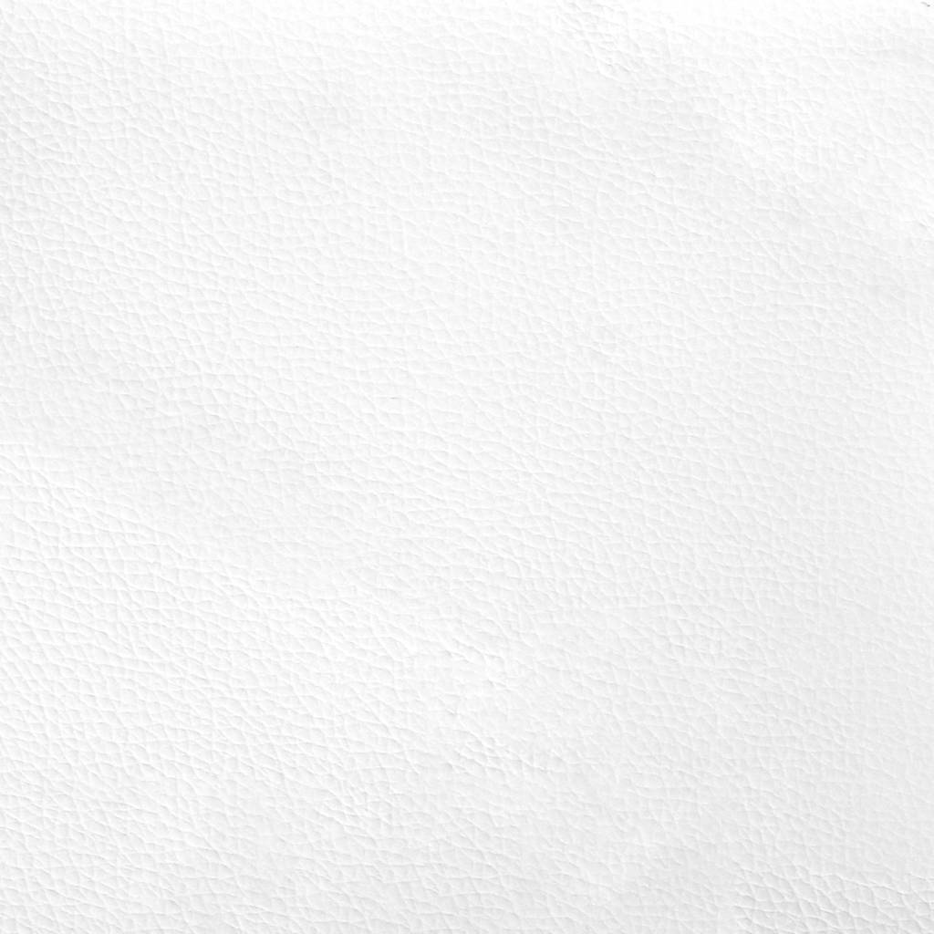 Bettgestell mit Matratze Weiß 120 x 200 cm Kunstleder