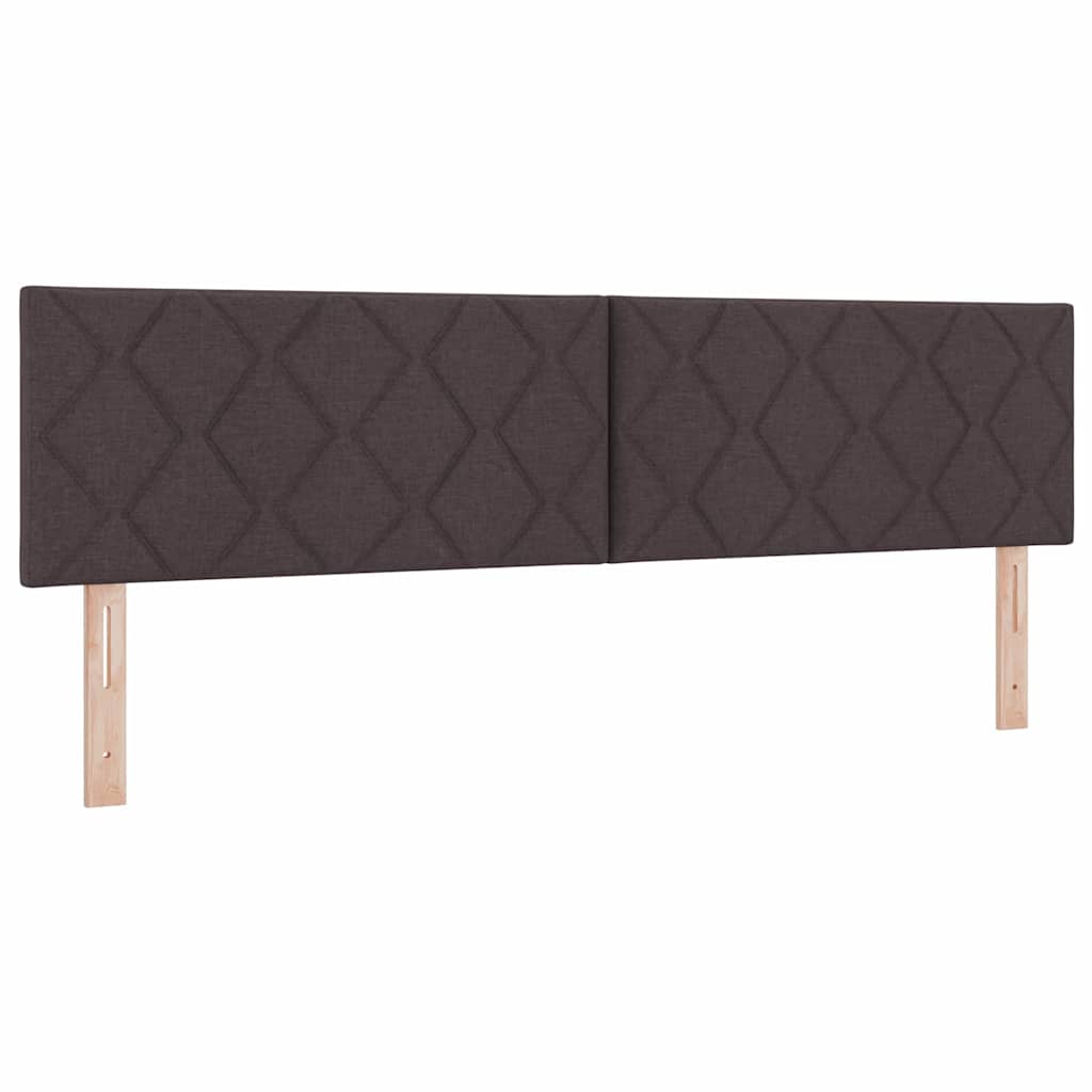 Boxspringbett mit Matratze Taupe 180 x 200 cm Stoff