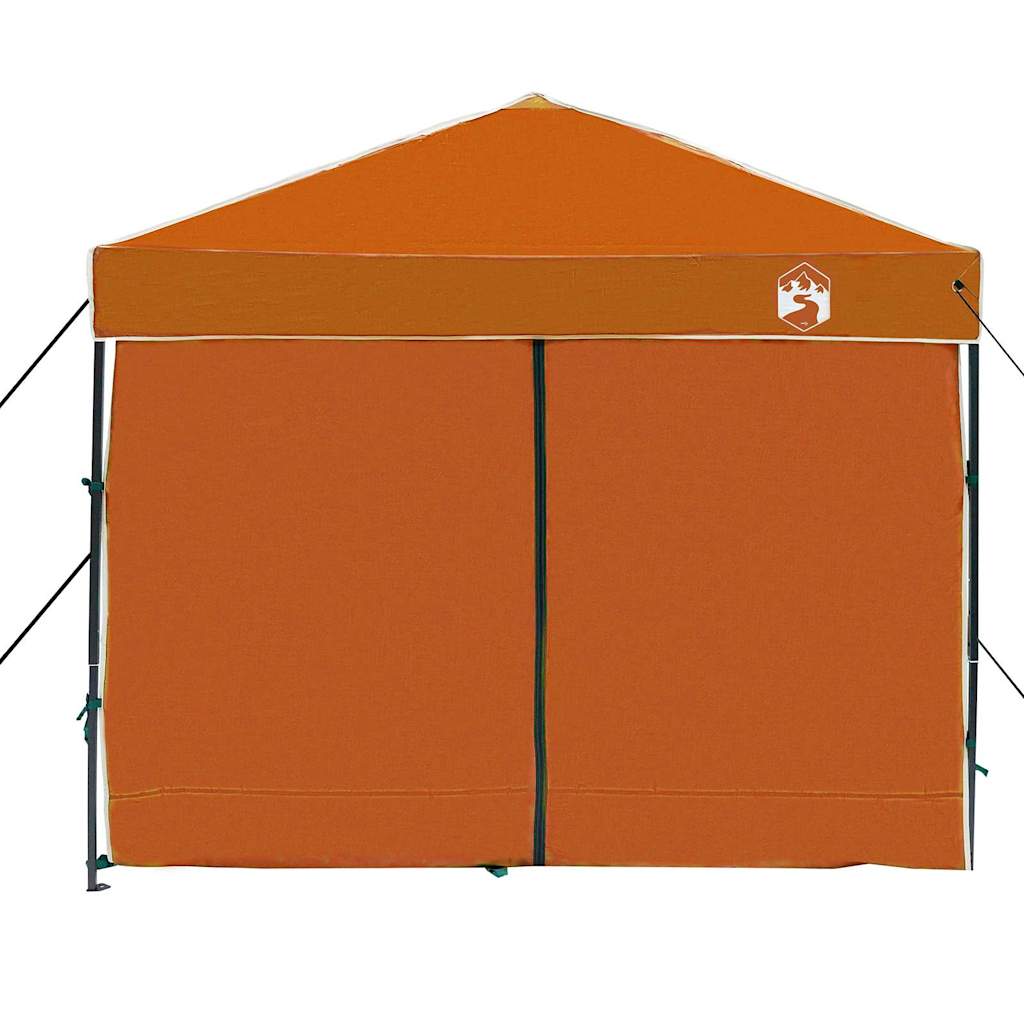Pop-up Pavillon Zelt Orange 250 x 250 cm Stoff