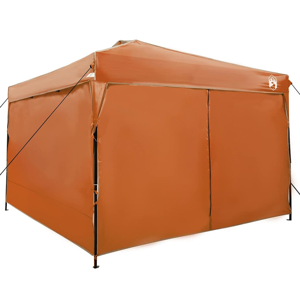 Pop-up Pavillon Zelt Orange 300 x 300 cm Stoff