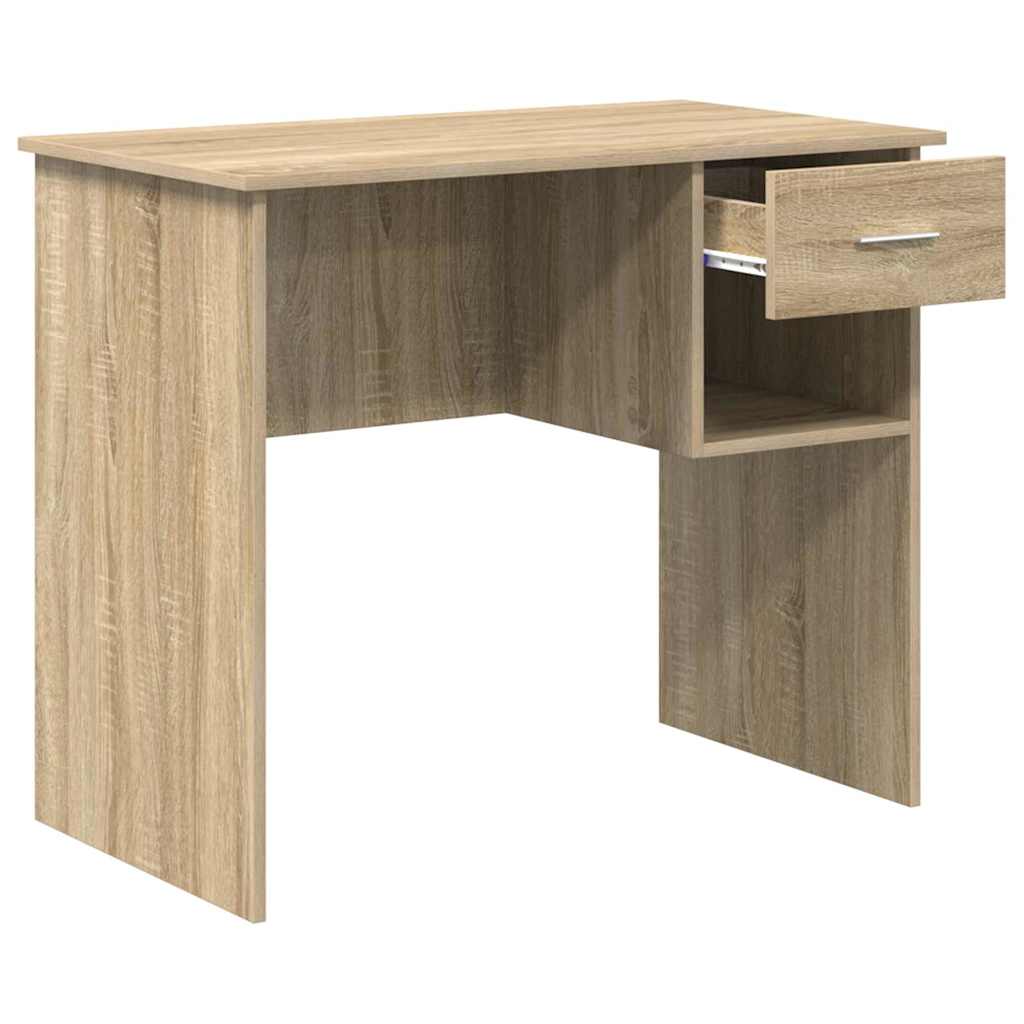 Schreibtisch Sonoma-Eiche 90 x 49,5 x 75 cm Holzwerkstoff
