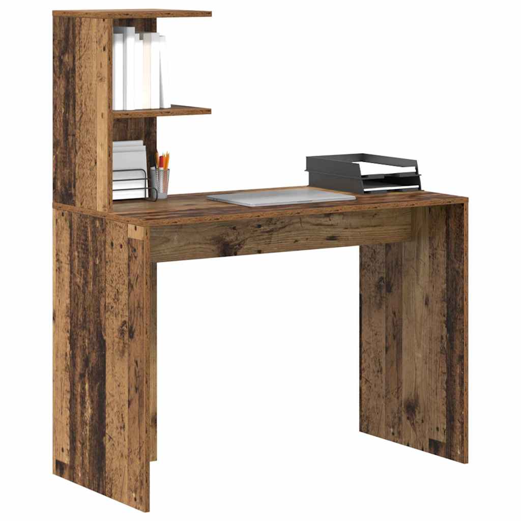 Bureau en vieux bois Bois ancien Bois Moyen Minimaliste