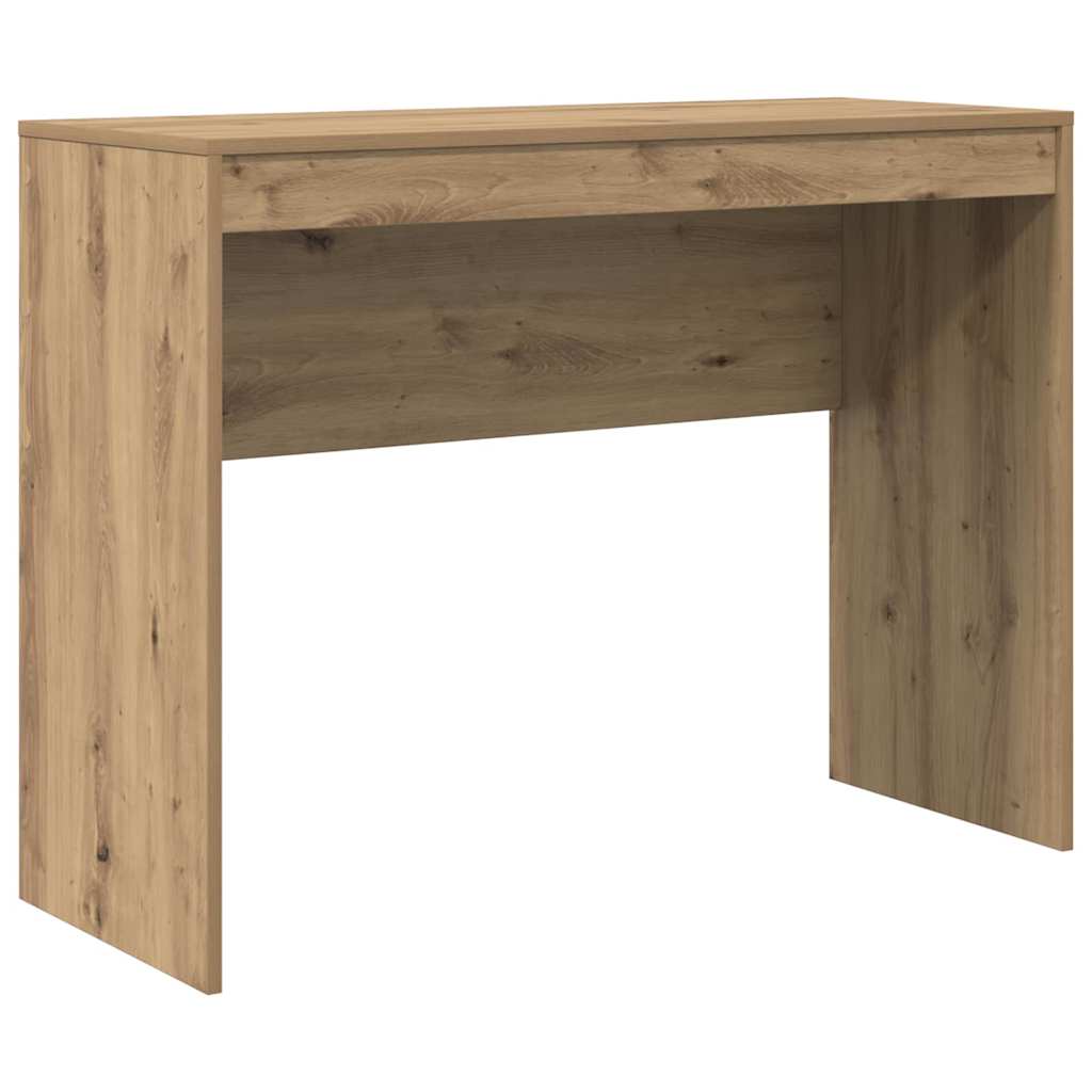 Schreibtisch Eiche handwerklich 100 x 40 x 76 cm Holzwerkstoff