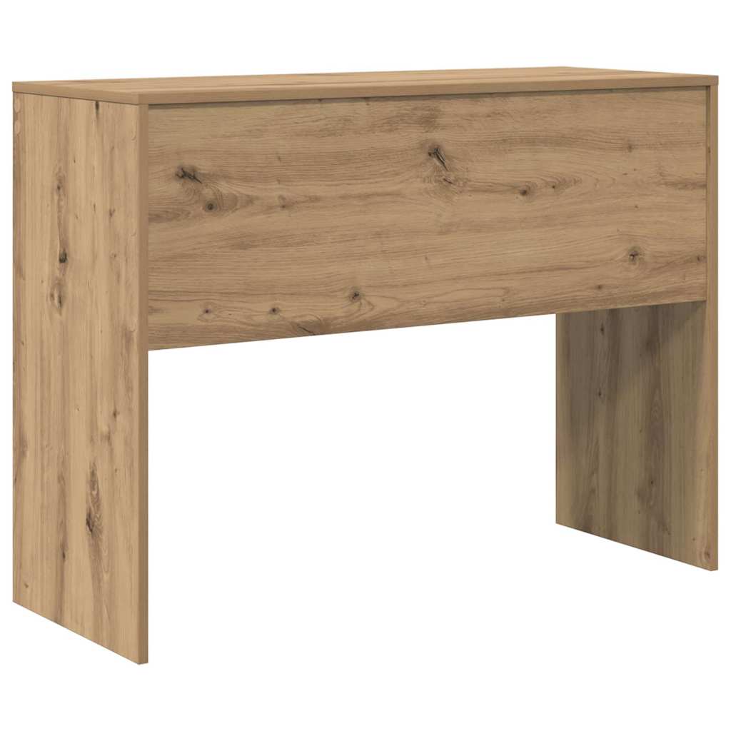 Schreibtisch Eiche handwerklich 100 x 40 x 76 cm Holzwerkstoff