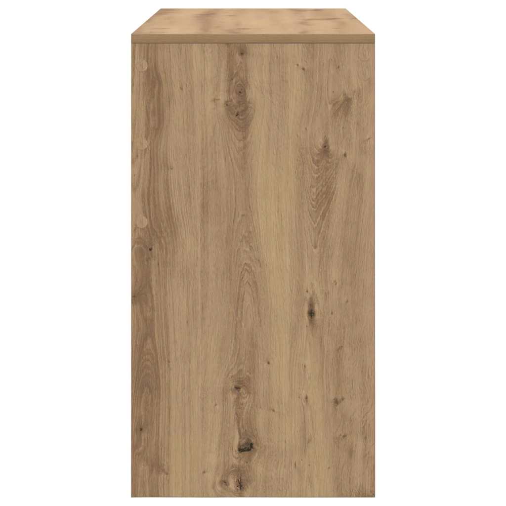 Schreibtisch Eiche handwerklich 100 x 40 x 76 cm Holzwerkstoff