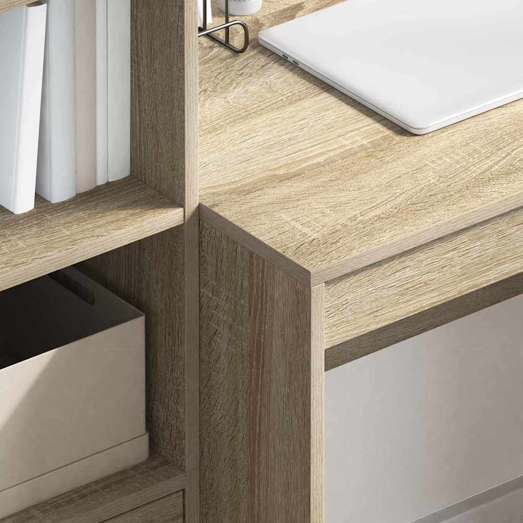 Schreibtisch Sonoma Eiche 80 x 50 x 76 cm Holzwerkstoff