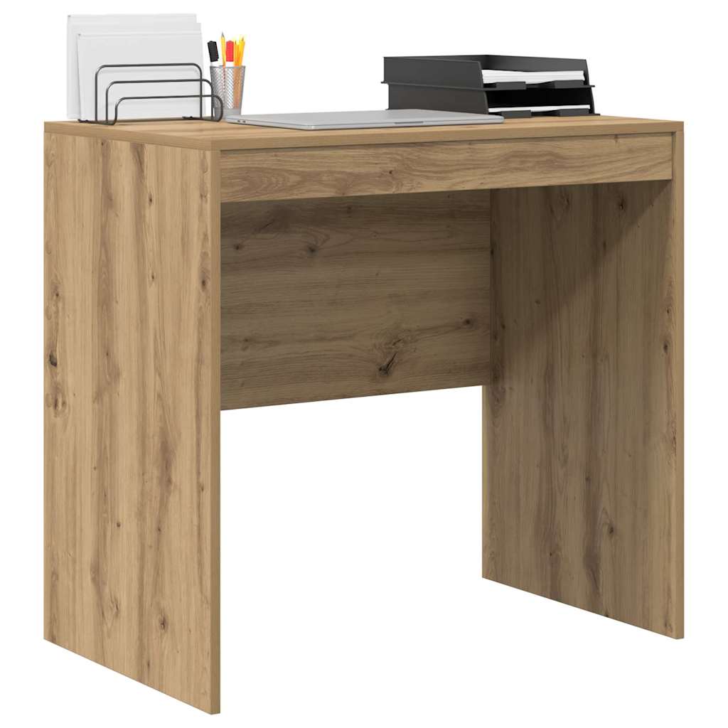 Schreibtisch Eiche handwerklich 80 x 50 x 76 cm Holzwerkstoff