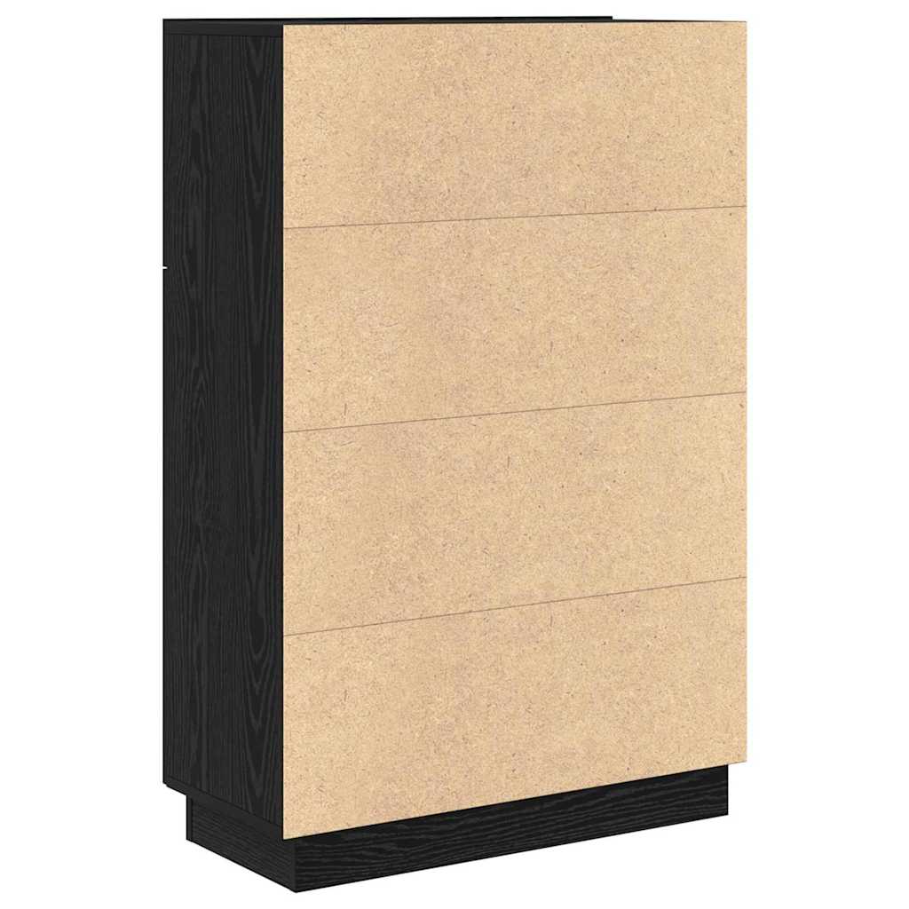 Schreibtisch mit Regal Schwarze Eiche 71,5 x 31,5 x 106,5 cm