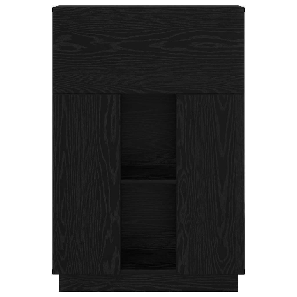 Schreibtisch mit Regal Schwarze Eiche 71,5 x 31,5 x 106,5 cm