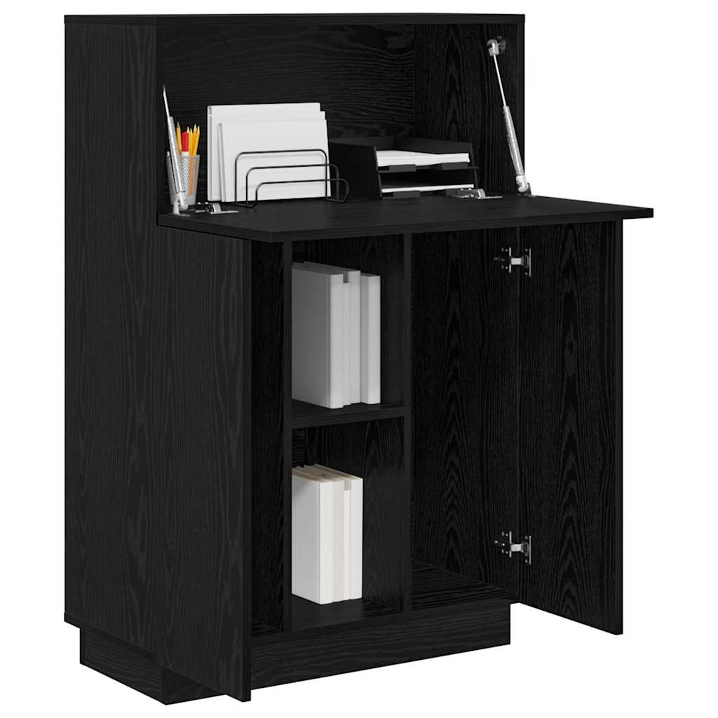 Schreibtisch mit Regal Schwarze Eiche 71,5 x 31,5 x 106,5 cm