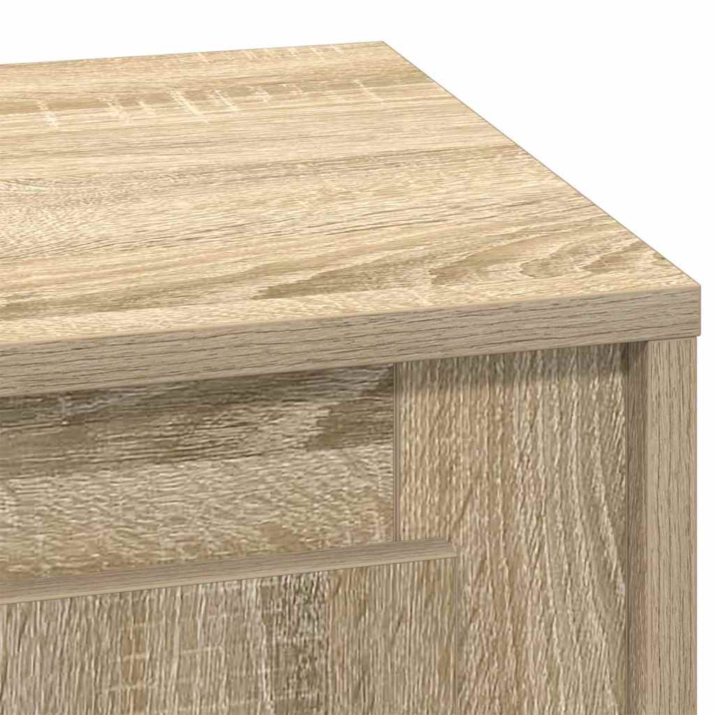 Nachttisch mit Sonoma Eiche 44 x 34.5 x 45 cm Holzwerkstoff