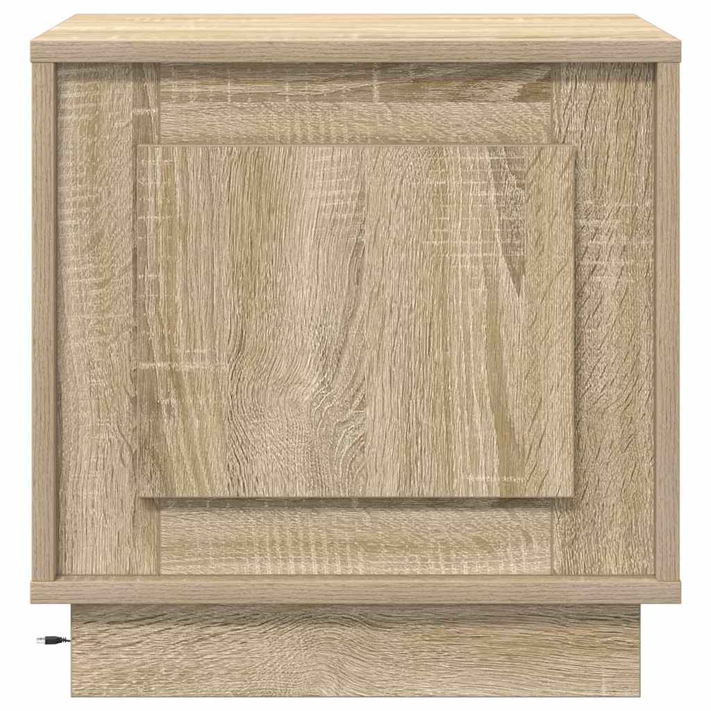 Nachttisch mit Sonoma Eiche 44 x 34.5 x 45 cm Holzwerkstoff