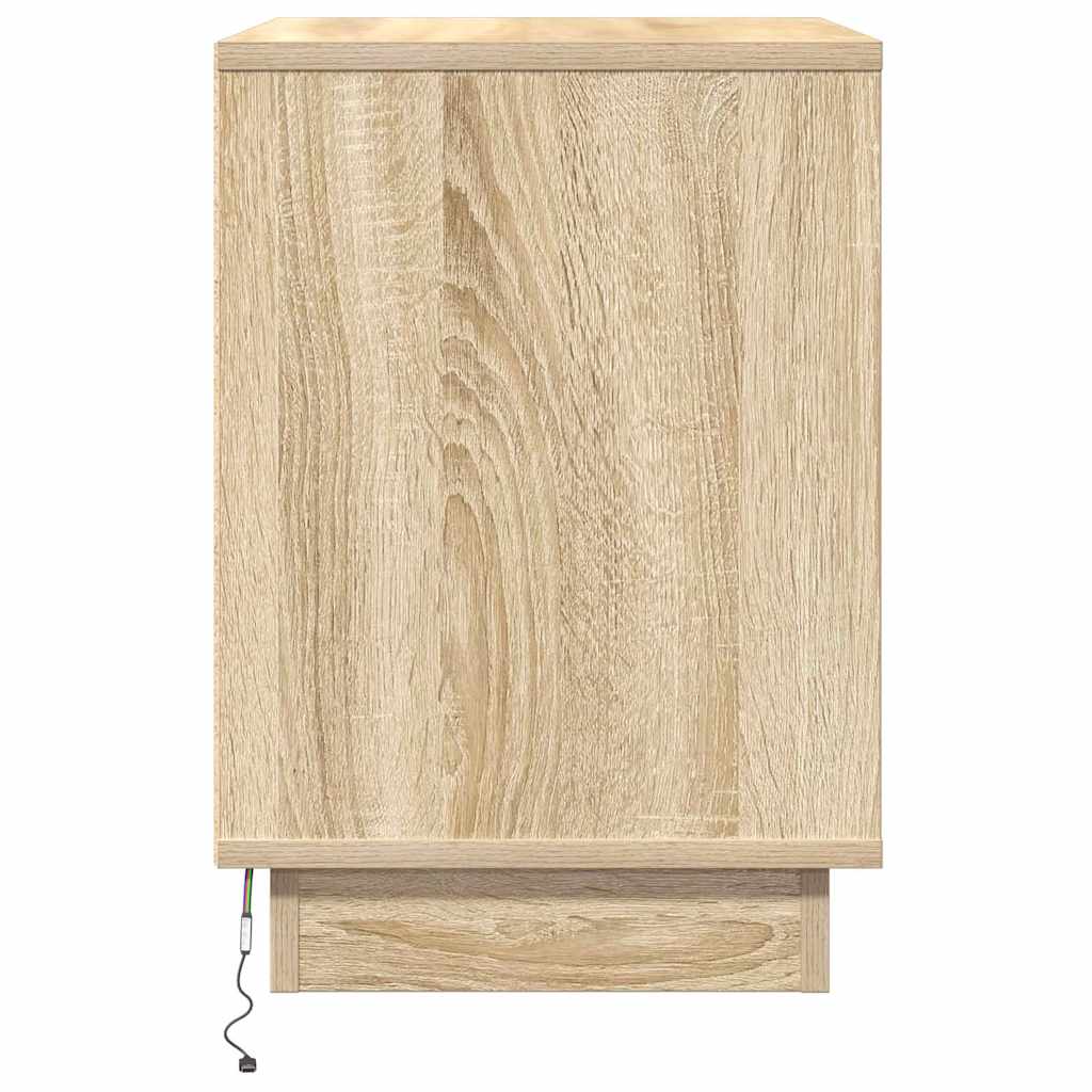 Nachttisch mit Sonoma Eiche 50 x 34,5 x 50 cm Holzwerkstoff