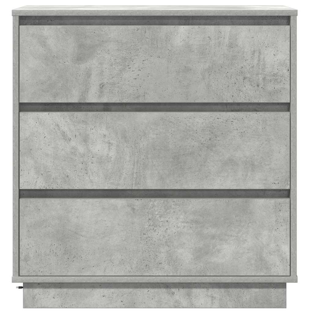 Nachttisch mit Beton Grau 71 x 34,5 x 75 cm Holzwerkstoff