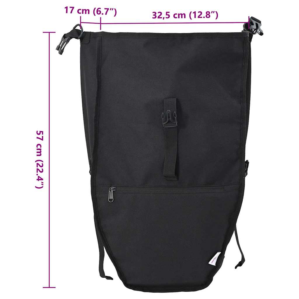 Fahrradtasche Schwarz 32,5 x 17 x 57 cm Polyester