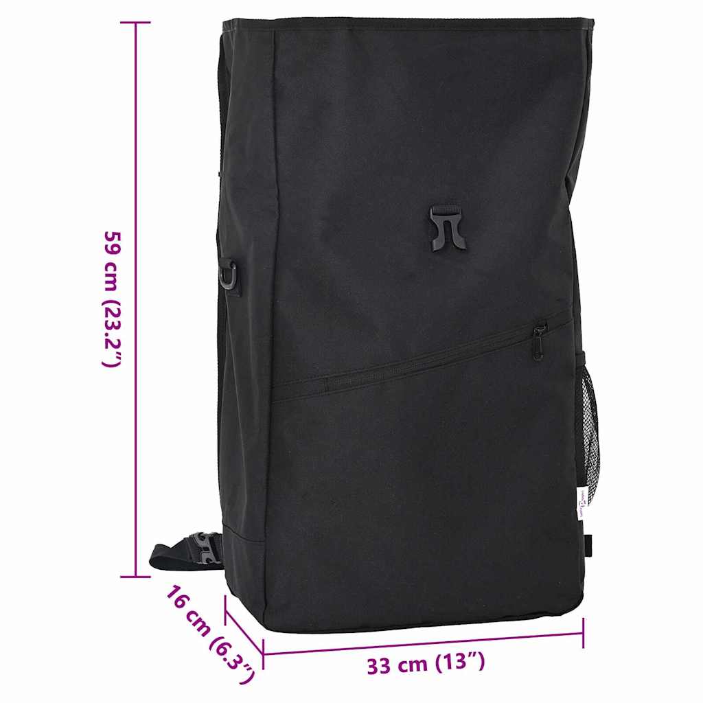 Fahrradtasche Schwarz 33 x 16 x 60 cm Polyester
