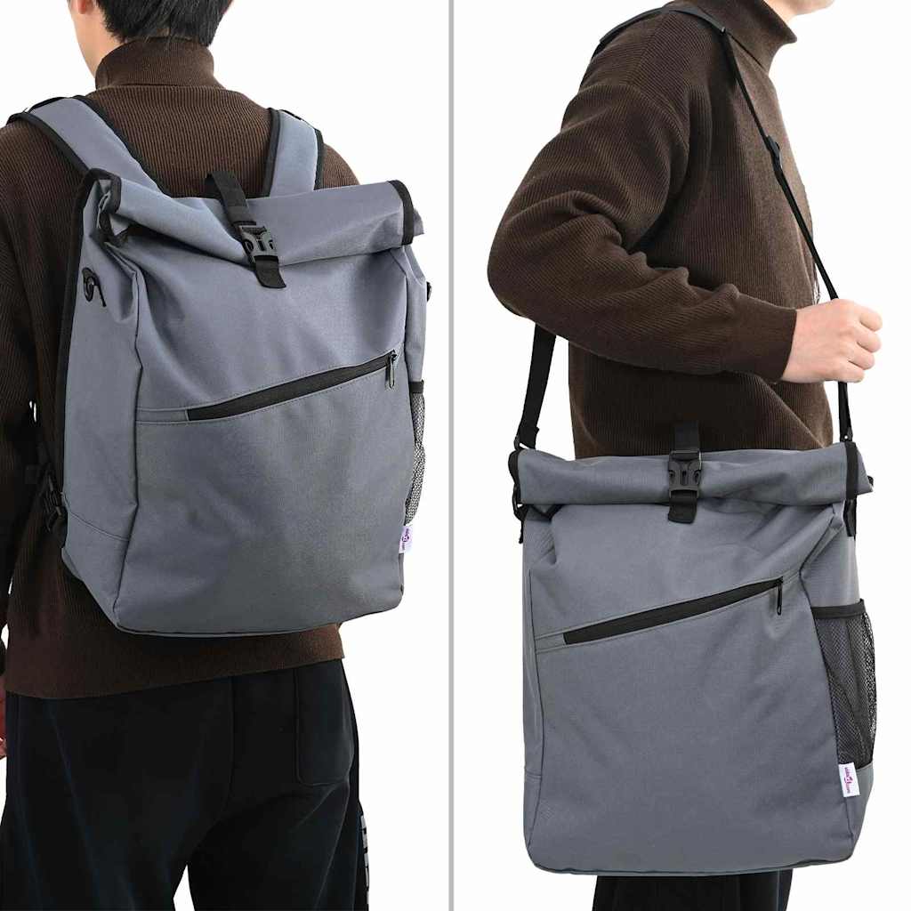 Fahrradtasche Grau 33 x 16 x 48 cm Polyester