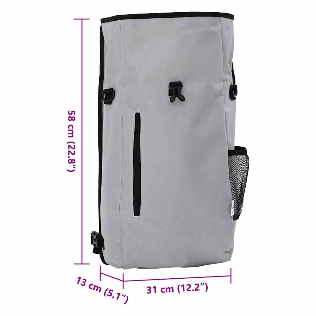 Fahrradtasche Grau 31 x 13 x 58 cm Polyester