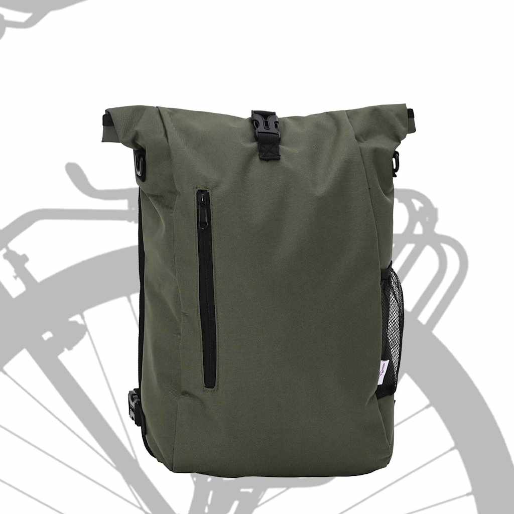Fahrradtasche Olivgrün 31 x 13 x 58 cm Polyester