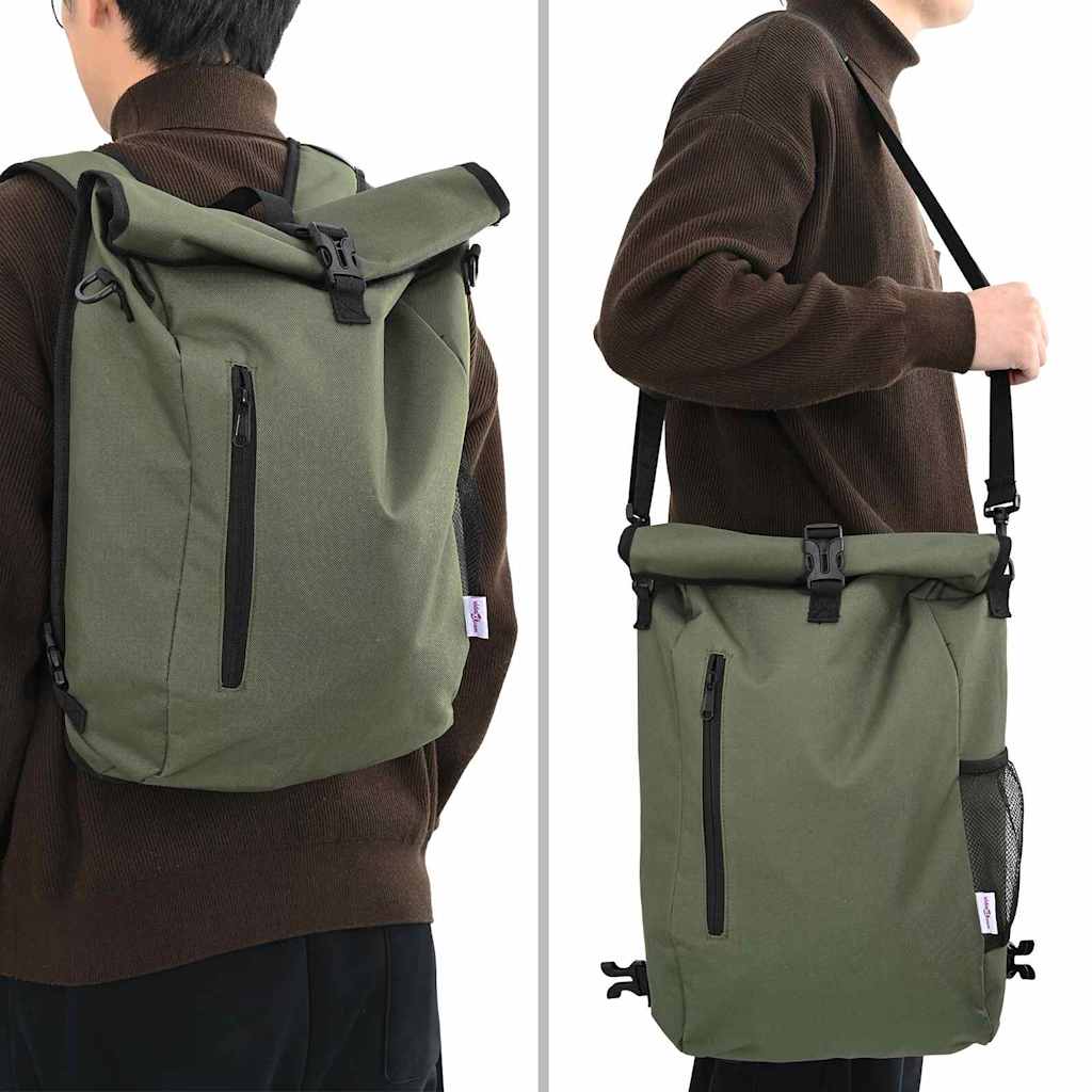 Fahrradtasche Olivgrün 31 x 13 x 58 cm Polyester