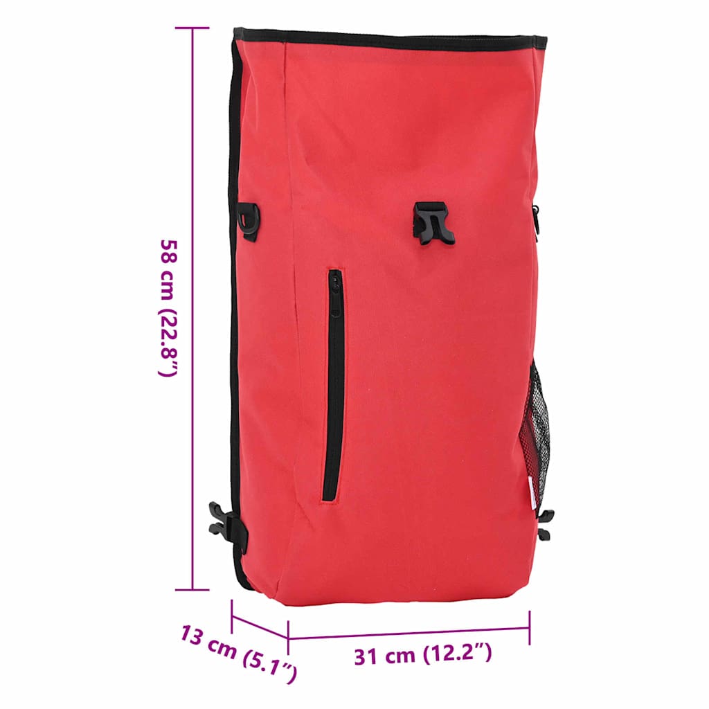 Fahrradtasche Rot 31 x 13 x 58 cm Polyester